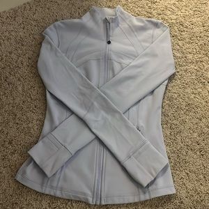 The Define Lulu Jacket in the color Faint Lavender. |color: purple| |size:6|